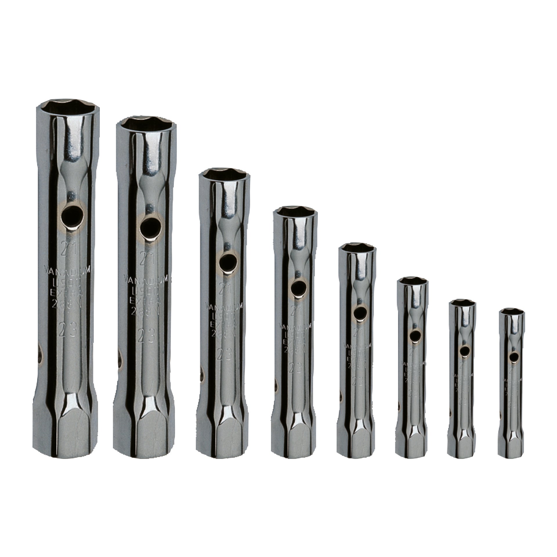 288 N/8 - Jeu de 8 clés à douille doubles légères - Usag - U02880281 288 N/8 - Jeu de 8 clés à douille doubles légères - Usag - U02880281